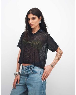 Nike Street Lace Polo Jersey - Black
