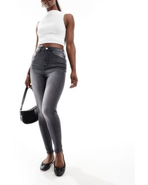 Don't Think Twice Dtt Ellie High Waisted Skinny Jeans - White