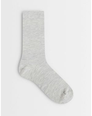 ASOS Gerippte socken - Weiß