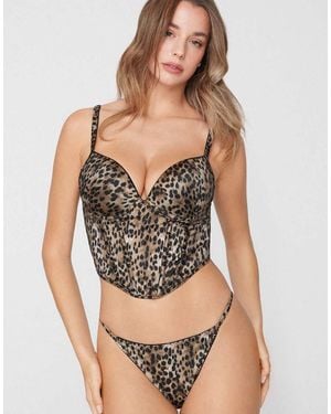 Tezenis Sauvage Soul Tanga Panel G-String - Grey