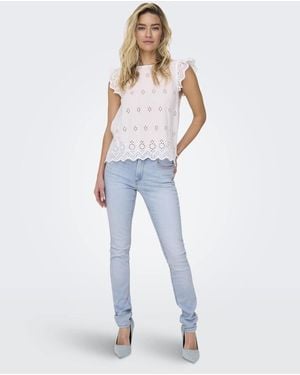 ONLY – jeans mit engem schnitt - Blau