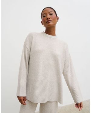Pretty Lavish – strickpullover - Weiß