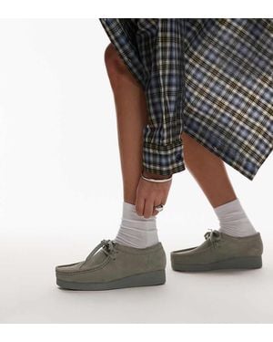 Clarks X Asos Exclusive Wallabeeevo Shoe - Green