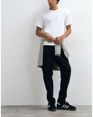 Jack & Jones Eric Straight Tapered Jeans - White