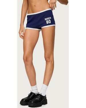 Edikted Brooklyn Contrast Shorts - Blue