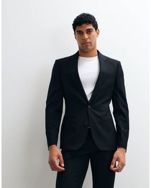 ASOS Skinny Washable Wool Blend Suit Blazer - Black