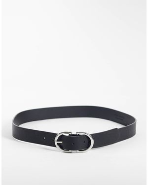 Vero Moda Ceinture enduite avec finitions argentées en - Noir