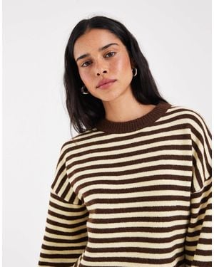 ONLY Drop Shoulder Knitted Sweater - Black
