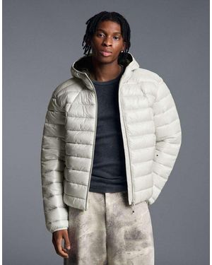 Bershka Ultralight Padded Jacket - Grey
