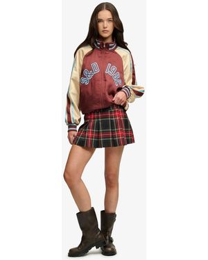 Superdry Mini Pleated Skort - Red