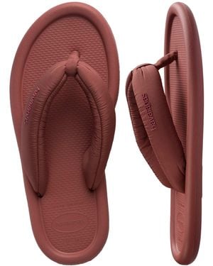 Havaianas Maxi-Puff Boho Flip Flops - Blue