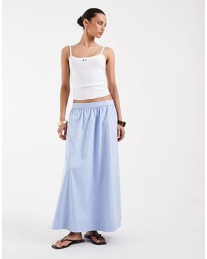 Vero Moda – midi-schlupfrock - Blau