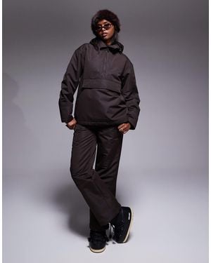 Threadbare Co-Ord Ski Trousers With Pocket Detail - Grey