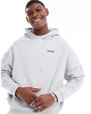 Parlez Amos Logo Hoodie - White