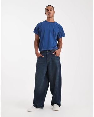 Collusion Circular Design Collection Xl Balloon Jeans - Blue