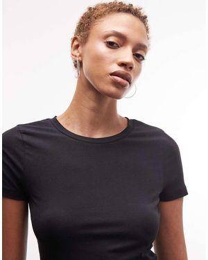 Monki Louie Slim Fit Baby Tee - Blue