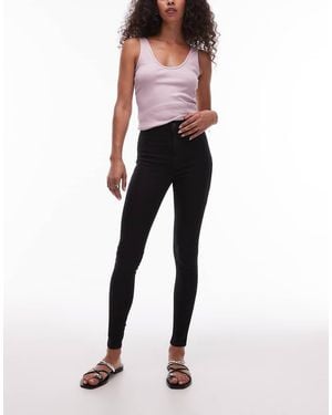 TOPSHOP Joni High Rise Skinny Jean - Black