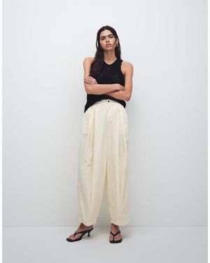 Miss Selfridge Casual Balloon Trouser - White