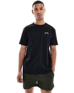 Billabong Arch Crew Short Sleeve T-Shirt - Black