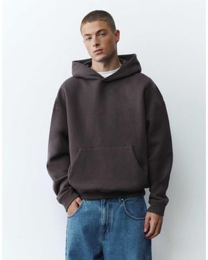 Pull&Bear Hoodie - Grau