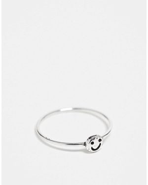 Kingsley Ryan Smile Band Ring - White