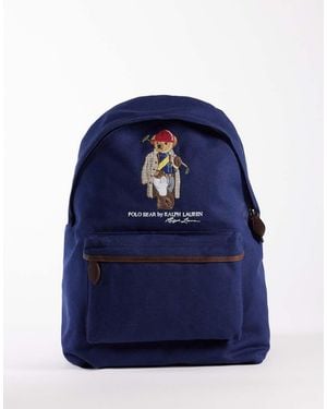 Polo Ralph Lauren Grote Outdoor Canvas Rugzak - Blauw