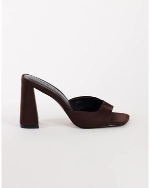 TOPSHOP Walter Muiltje Met Hoge Hak - Bruin