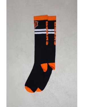 OOSC Calcetines Multicolores Para Esquí Y Snowboard Con Diseño De Los Chicago Bears De X Nfl-Negro