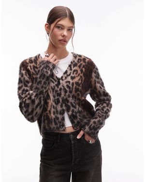 AllSaints Wick lex - gilet - marron - Noir