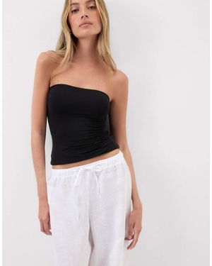 Intimissimi Fresh Bamboo Bandeau Top - Black