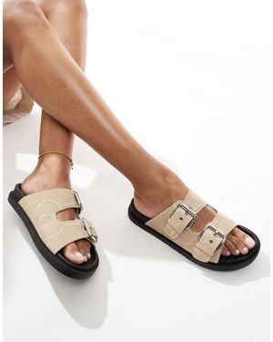 London Rebel – sandalen - Natur