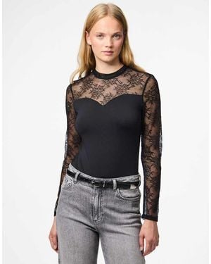 Pieces Bodysuit - Black