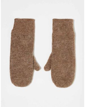 Vero Moda Geribbelde Wanten - Naturel