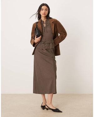 Wednesday's Girl Midaxi Skirt - Natural