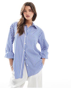 Miss Selfridge Oversized Shirt - Blue