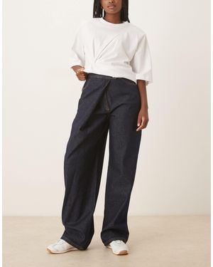 ASOS Denim Wrap Style Jean In - White
