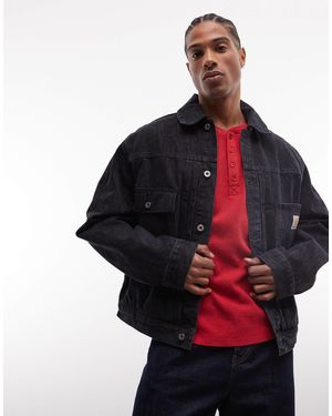 Carhartt – belmar – jeansjacke - Schwarz