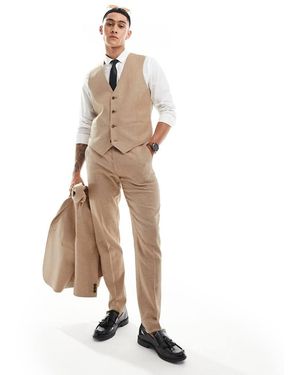 ASOS Pantaloni Da Abito Slim - Neutro