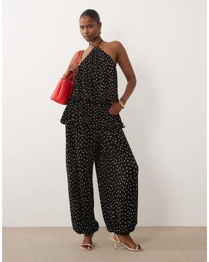 ASOS Plisse Bubble Pants With Skirt Overlay - Multicolor