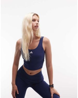 adidas Originals Three Stripes Studios Tank - Blue