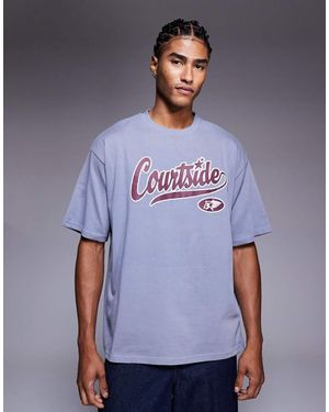 Courtside Oversized T-shirt - Blue