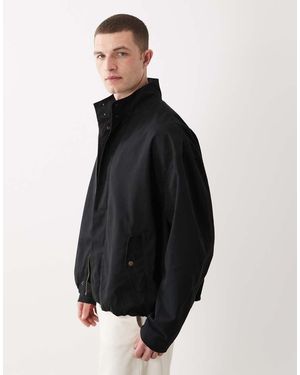 ASOS Oversized Funnel Neck Jacket - Blue