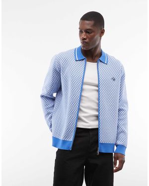 Alma de Ace – nita – gestrickte jacke - Blau