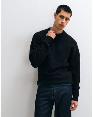 Jack & Jones Relaxed Fit Fluffy Jumper - Blue