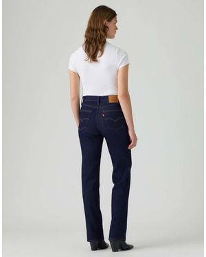 Levi's 723 high-rise straight jeans - Blau