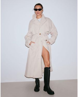 Aim'n – femme – trenchcoat - Weiß
