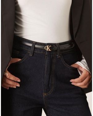 Calvin Klein Ck Buckle Belt - Black