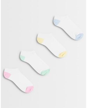 New Look 4 Pack Trainer Socks - White