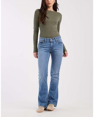 Levi's Vaqueros De Talle Bajo Y Corte Bootcut Slim - Azul