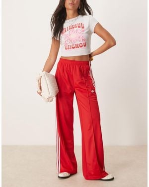 adidas Originals Firebird Loose Track Trousers - Red